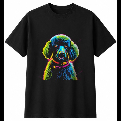 Neon standard poodle - neon, in