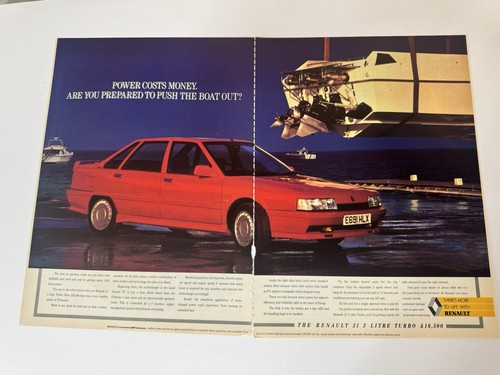 Original 1988 renault 0 - 21, 2.0
