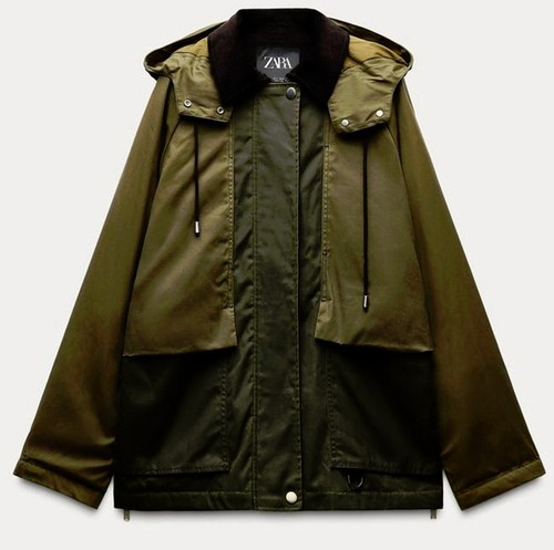 Zara green waxed coating - waxed,