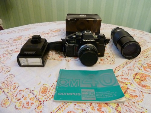 Olympus om40 35mm slr - om40, om-pc