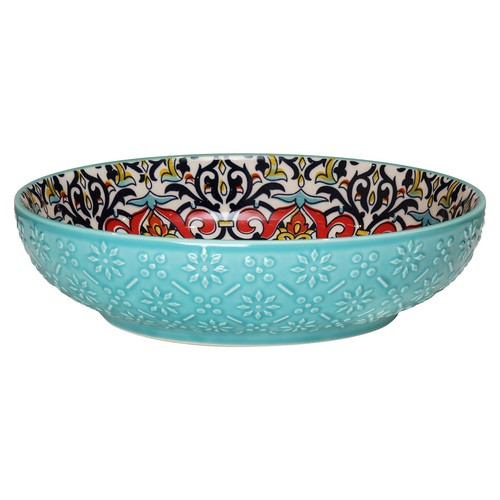 Blue ceramic bowl tuscany - blue,