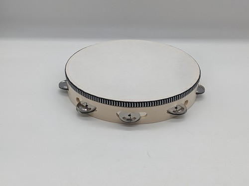 Headed wooden tambourine - , hand
