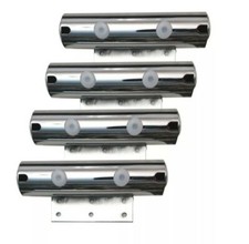  METAL CHROME SILVER TUBE LEGS