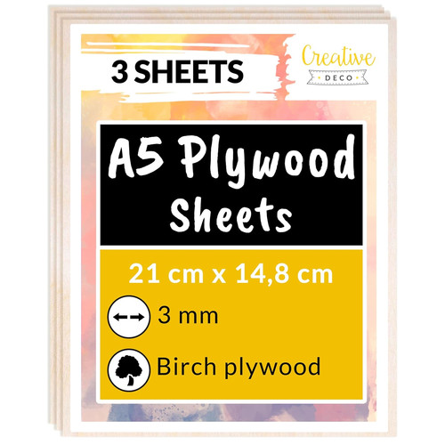 Birch plywood sheets - a5, |
