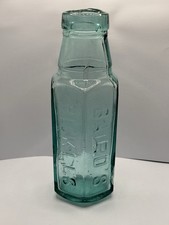 Old Aqua Glass Pickle Jar