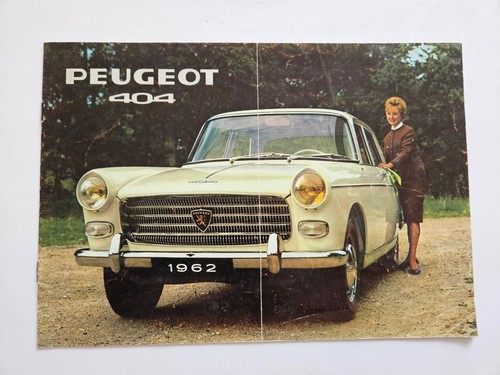 Peugeot 404 sales brochure - peugeot,