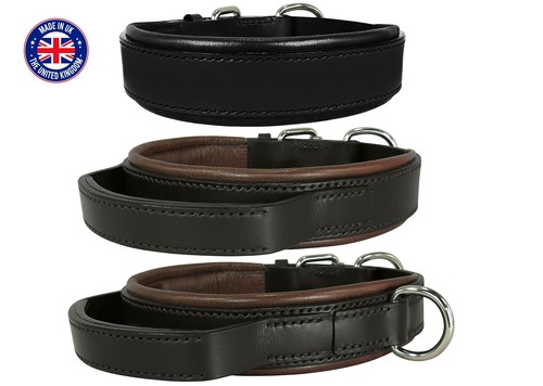 Leather dog collar - dog, with