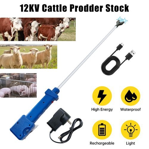 Waterproof cattle prod - 35",