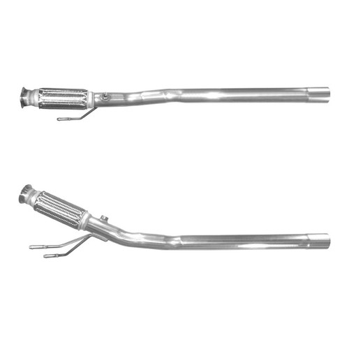 Exhaust pipe front fitting - pipe, +