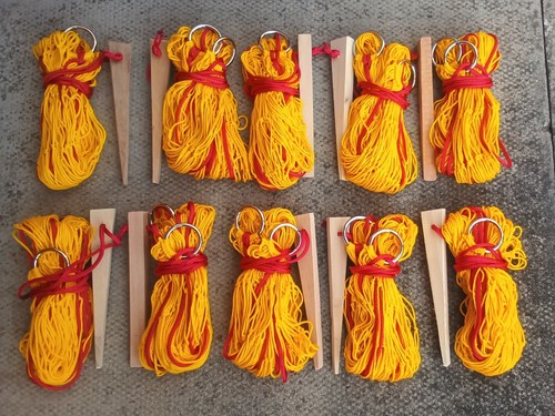 Yellow rabbit purse nets - 10,