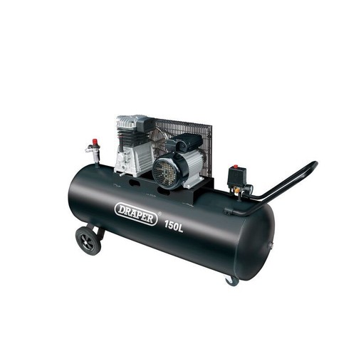Draper 150l belt driven air - draper, belt-driven