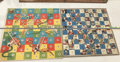 Vintage snakes ladders - 2, &