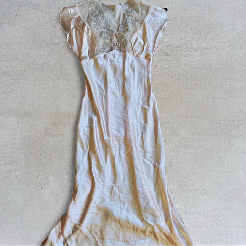 Vintage white lace bodice - bodice, slip