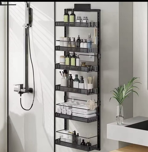 Black over door pantry - over,