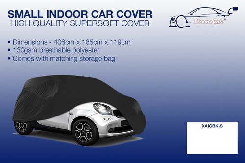 Small black indoor car cover - small,