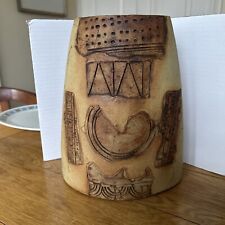 Bernard Rooke Early Large Vase. Stoneware Brutalist Sculpture. Mid Century 