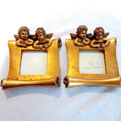 Vintage gold cherub - vintage,