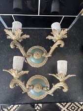 2 x Vintage Retro Dual Wall