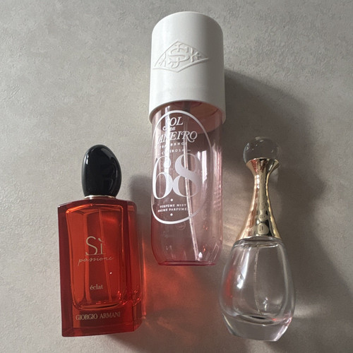 Empty perfume bottle pack 3 - empty,