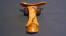 African old TURKANA decorated headrest, Kenya
