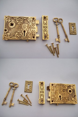 Solid cast aged brass