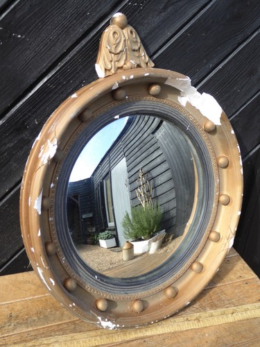 Antique convex mirror - antique,