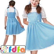 Rubies Official Wizard of Oz Dorothy Girls Kids Fancy Dress Costume New