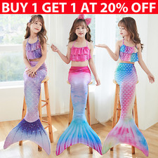 Kids Girls Mermaid Tail