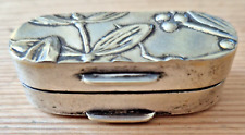 Antique Snuff Box And Spoon