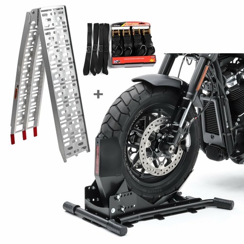 Wheel chock ramp - wheel,