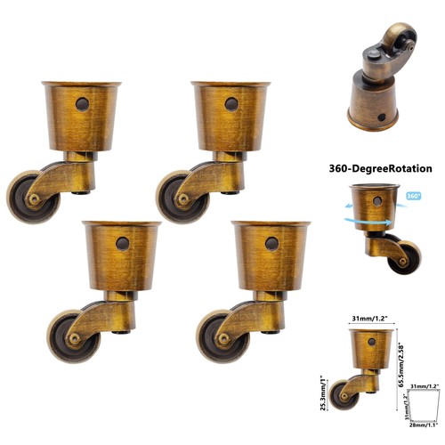 4pcs antique brass swivel - antique,