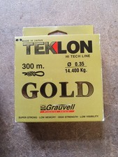 Grauvell Teklon Gold 300m Spool 14.4kg/32b Breaking Strain Fishing Line