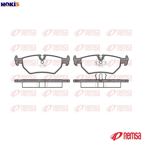 Brake pad set disc - pad,