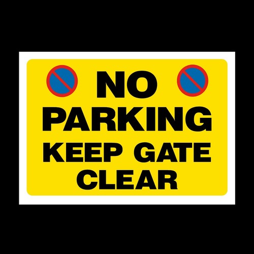 Parking keep gate clear - parking,