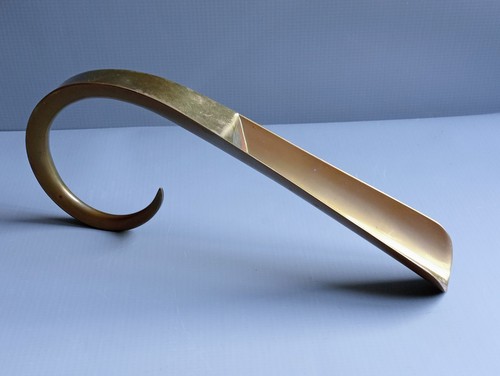 Antique brass shoe horn - antique,