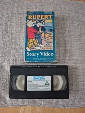 Rupert VHS Story Video Storyteller By The Late Ray Brooks Dated 1987
