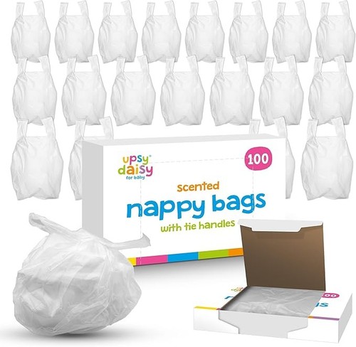 100pcs nappy bags with - 100pcs, tie