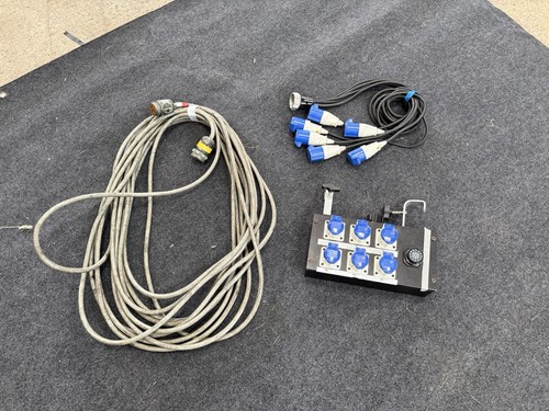 15m 16a socapex cable - socapex, distro