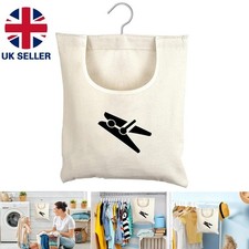 UK Hanging Canvas Peg Bag