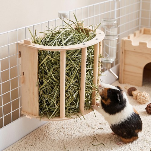 Rabbit hay feeder wood - hay,