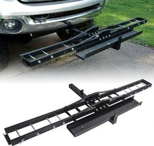 Bike Steel Motorcycle Scooter Dirtbike Carrier Hauler Hitch Mount Rack Ramp