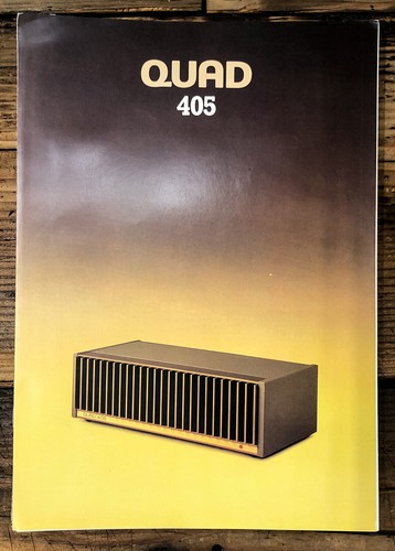Quad model 405 amplifier 3pg - model,