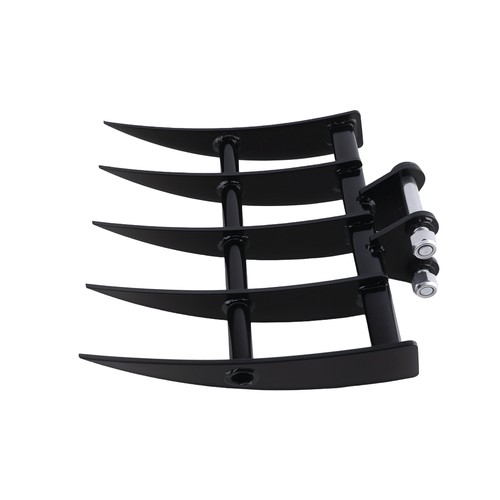 Heavy duty excavator rake - duty,