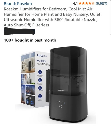 Rosekm humidifiers for bedroom - rosekm,