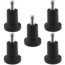 5x Bell Glides Office Chair Wheels Stopper Office Chair Swivel Caster Wheels