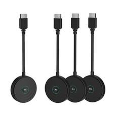 Wireless HDMI Transmitter and 3 Receivers 1080P 2.4G/5.8G @60Hz, 165ft Range