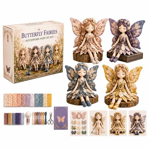Fairy patchwork diy - patchwork,