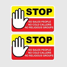 STOP No Sales People Cold