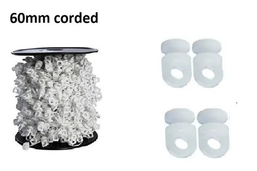 Discrete white 60mm corded - discrete,