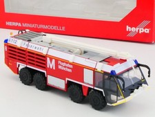 Herpa 049474 Ziegler Airport Fire Fighting Vehicle Munich Mint! OVP 1705-